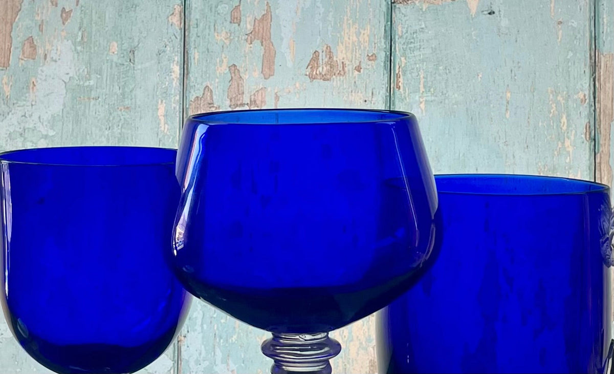 Blue Glassware