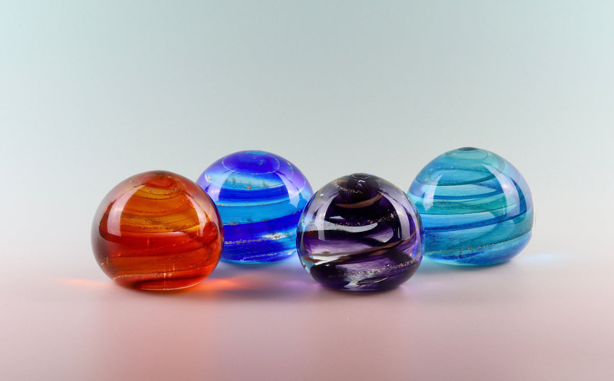 Glass Memorial Paperweights
