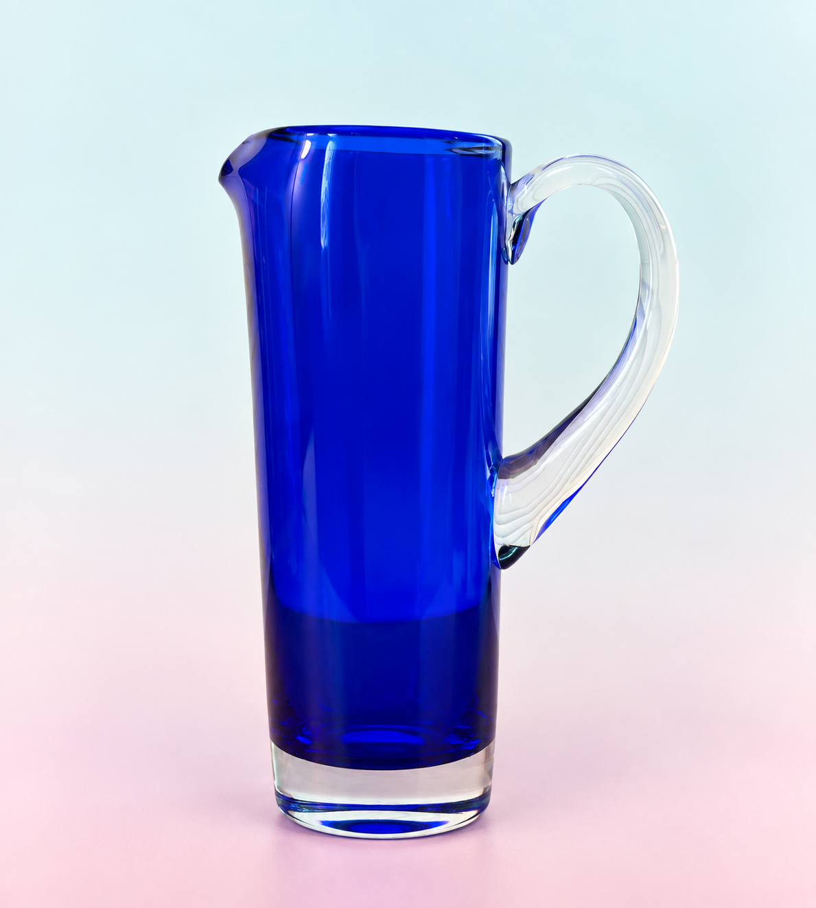 Blue - Glass Pitcher