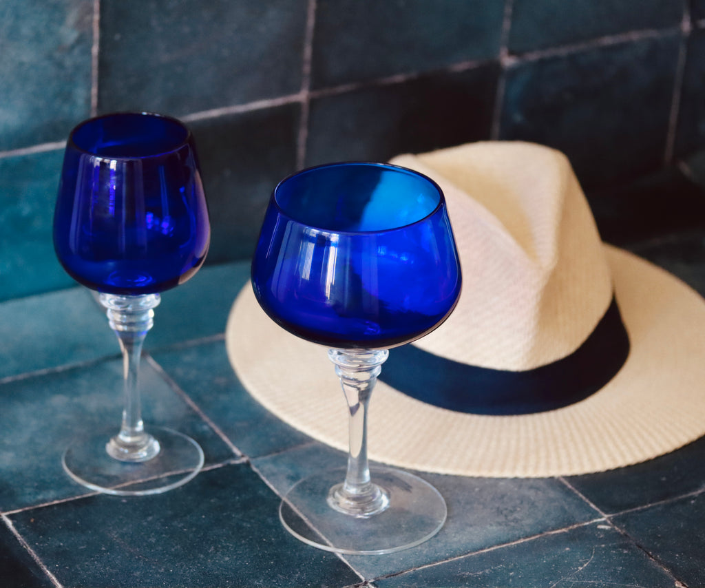 Blue Contemporary Gin Glass
