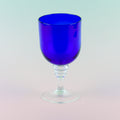 Blue 'Red Wine' Glass