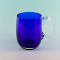 Blue Beer Glass