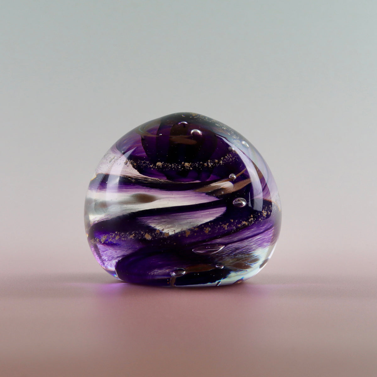 Purple Paperweight Memorial