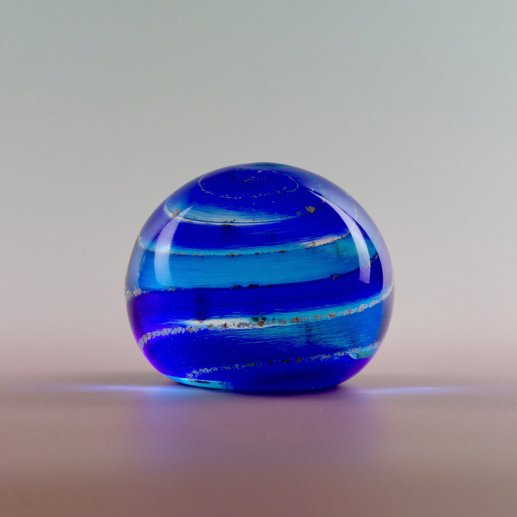 Blue Paperweight Memorial