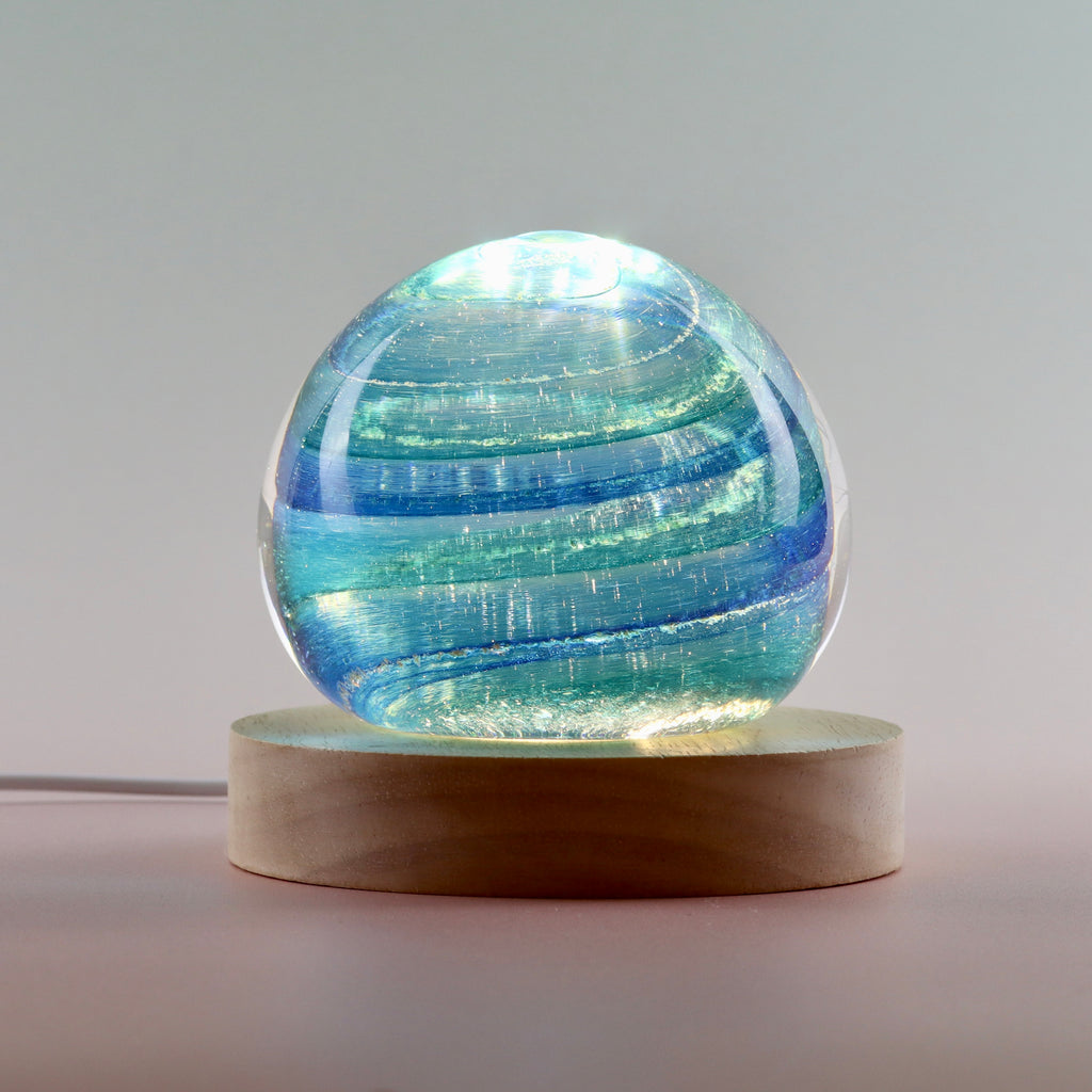 Aquamarine Paperweight Memorial
