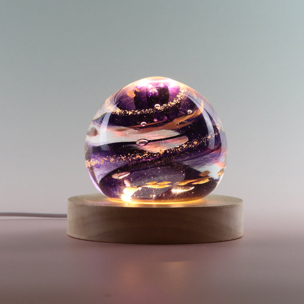 Purple Paperweight Memorial