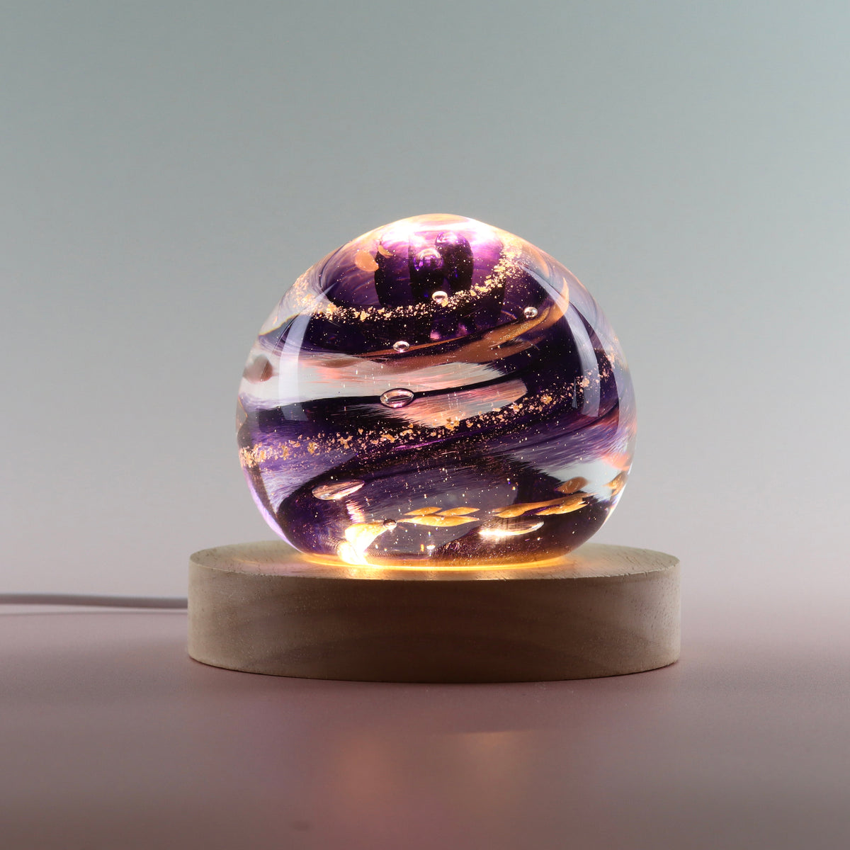 Purple Paperweight Memorial