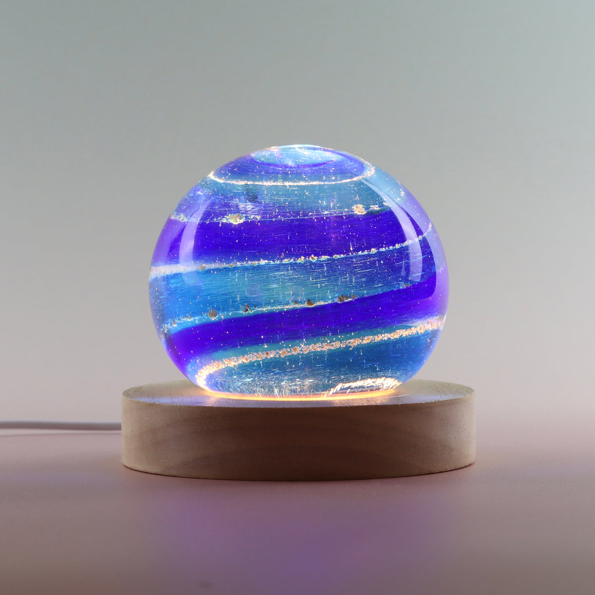 Blue Paperweight Memorial