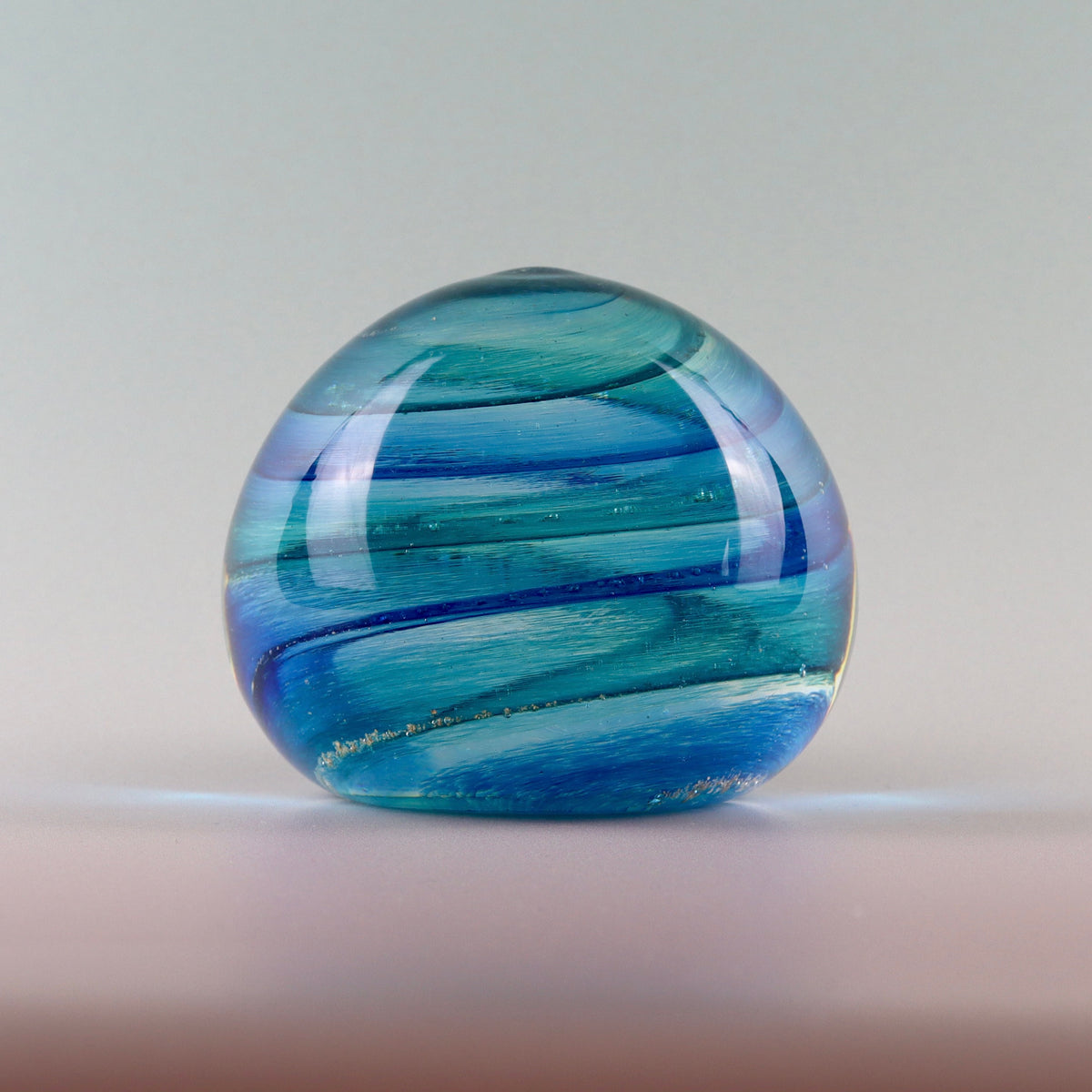 Aquamarine Paperweight Memorial