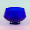 Blue Contemporary Glass Bowl (Small)