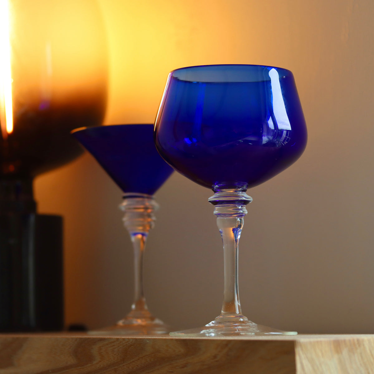 Blue Contemporary Gin Glass