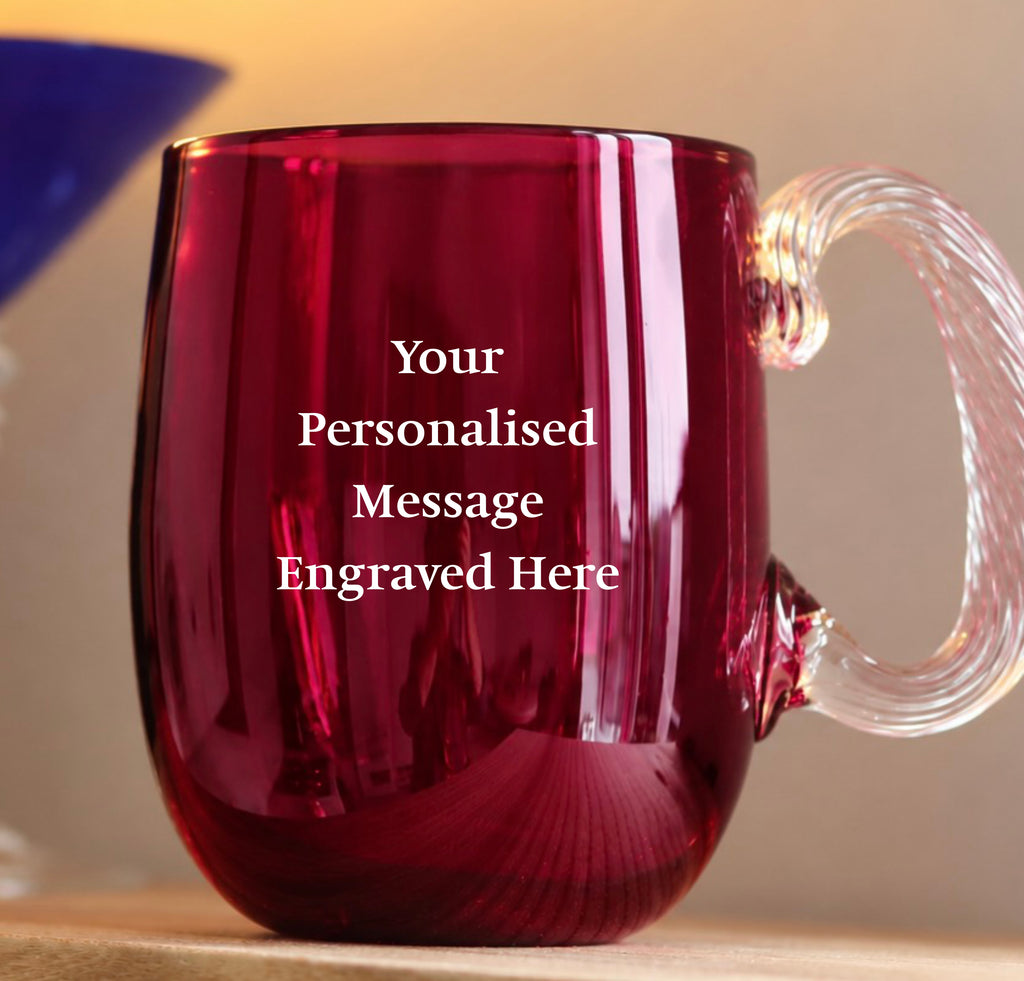 Ruby Beer Glass