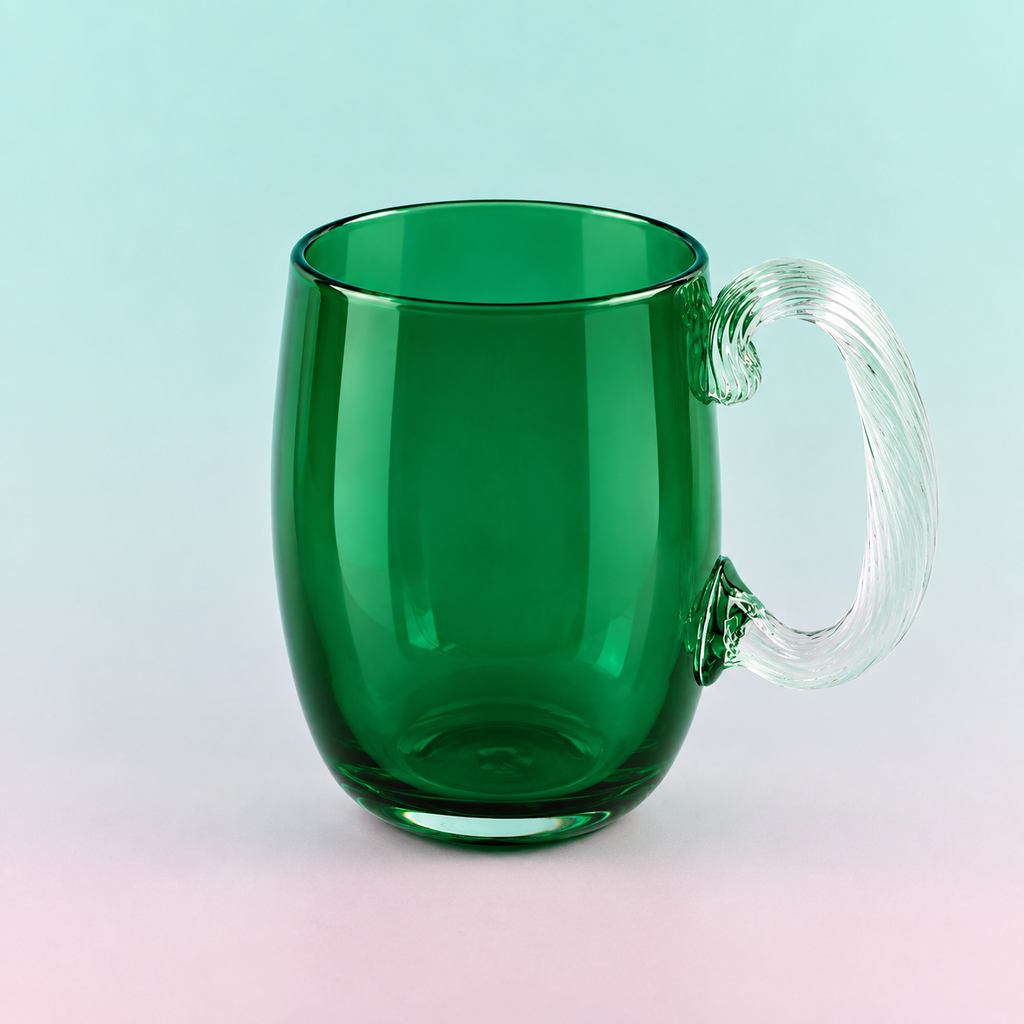 Forest Green Beer Glass