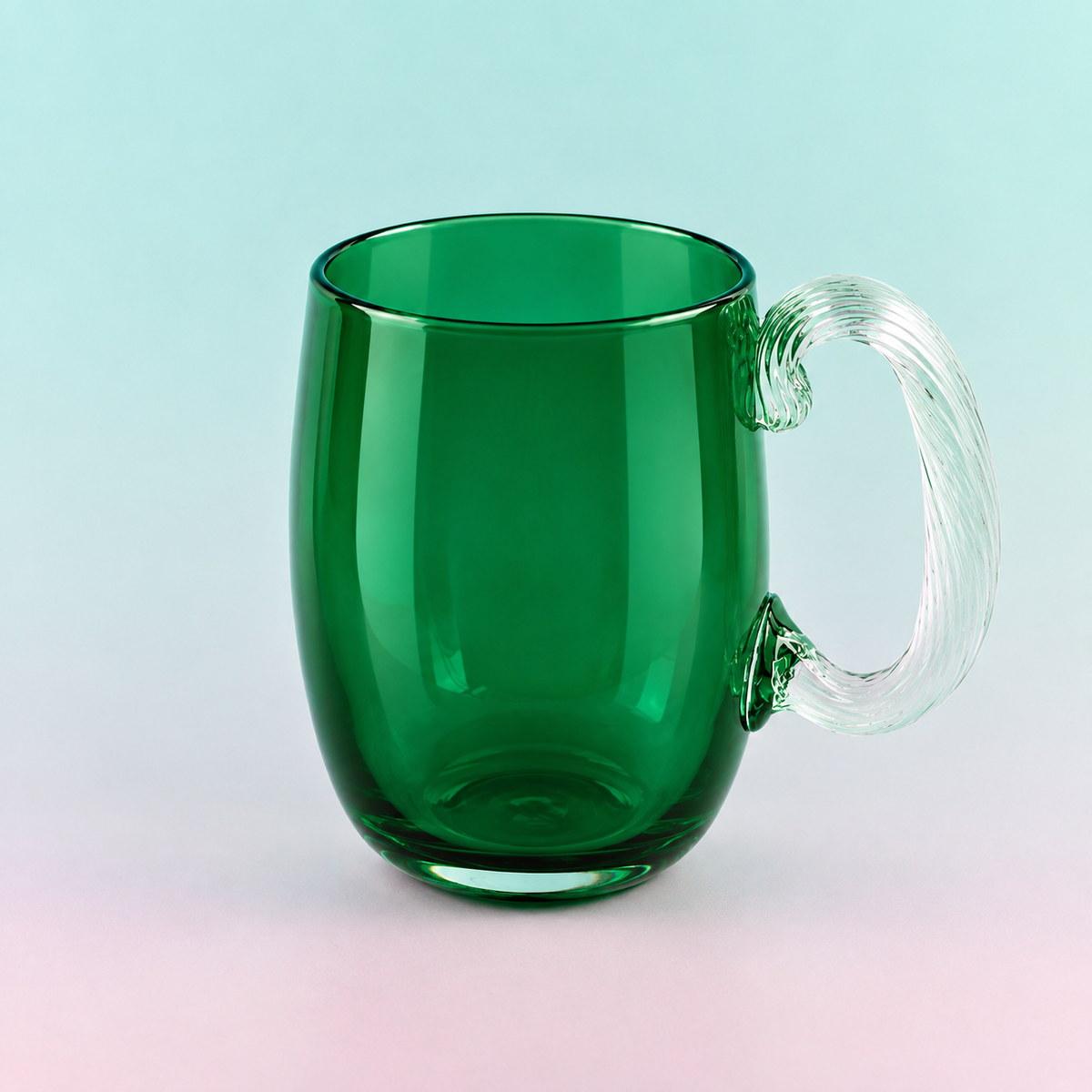 Forest Green Beer Glass