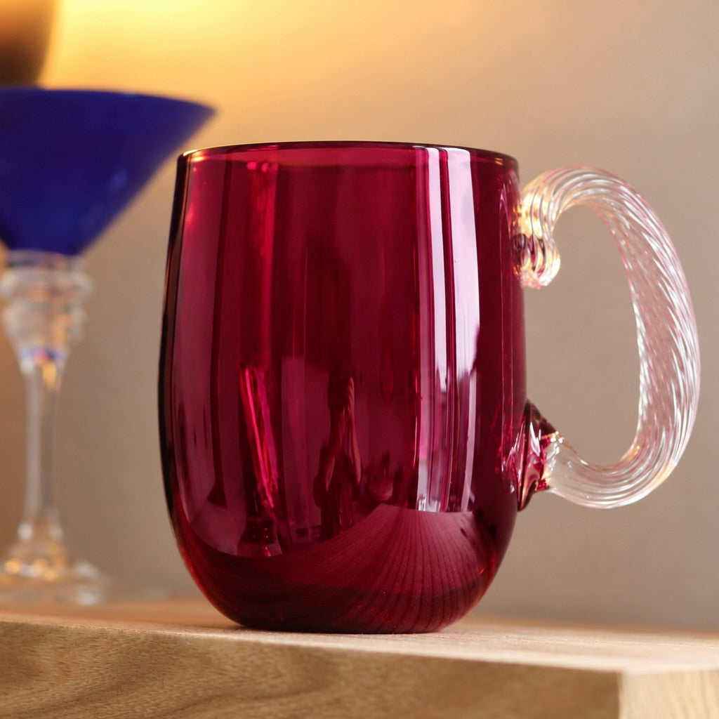 Ruby Beer Glass