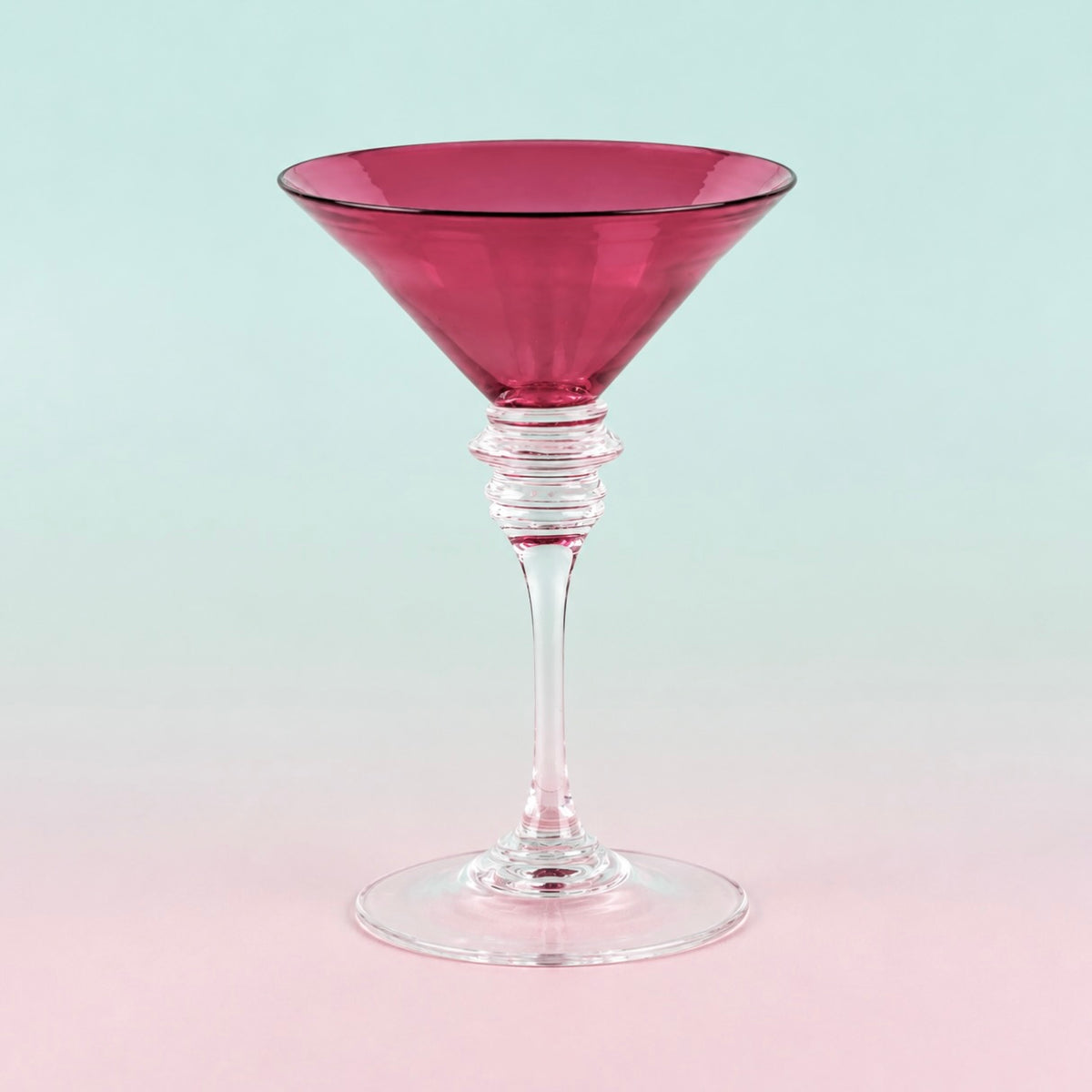 Ruby Martini Glass